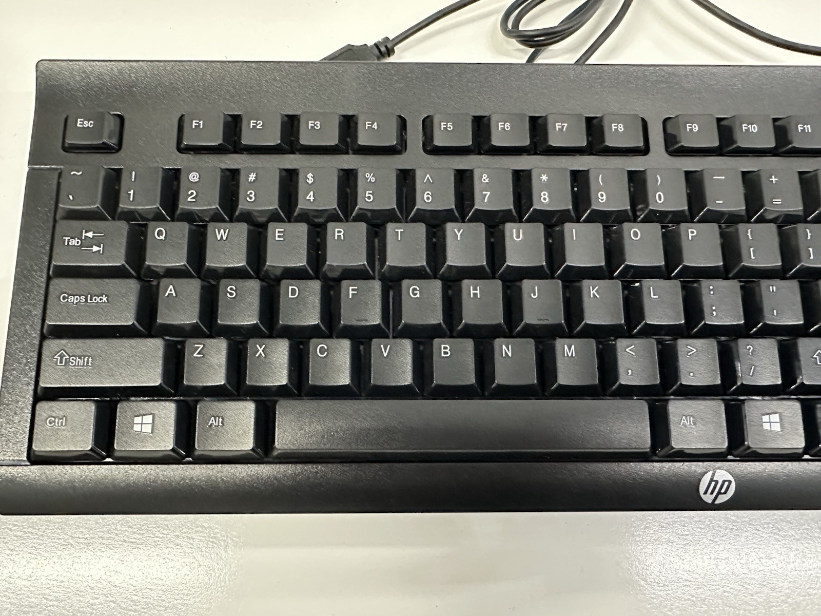 HP K45 Keyboard Mouse Combo Wired USB Full Size Black No Box - photo 3
