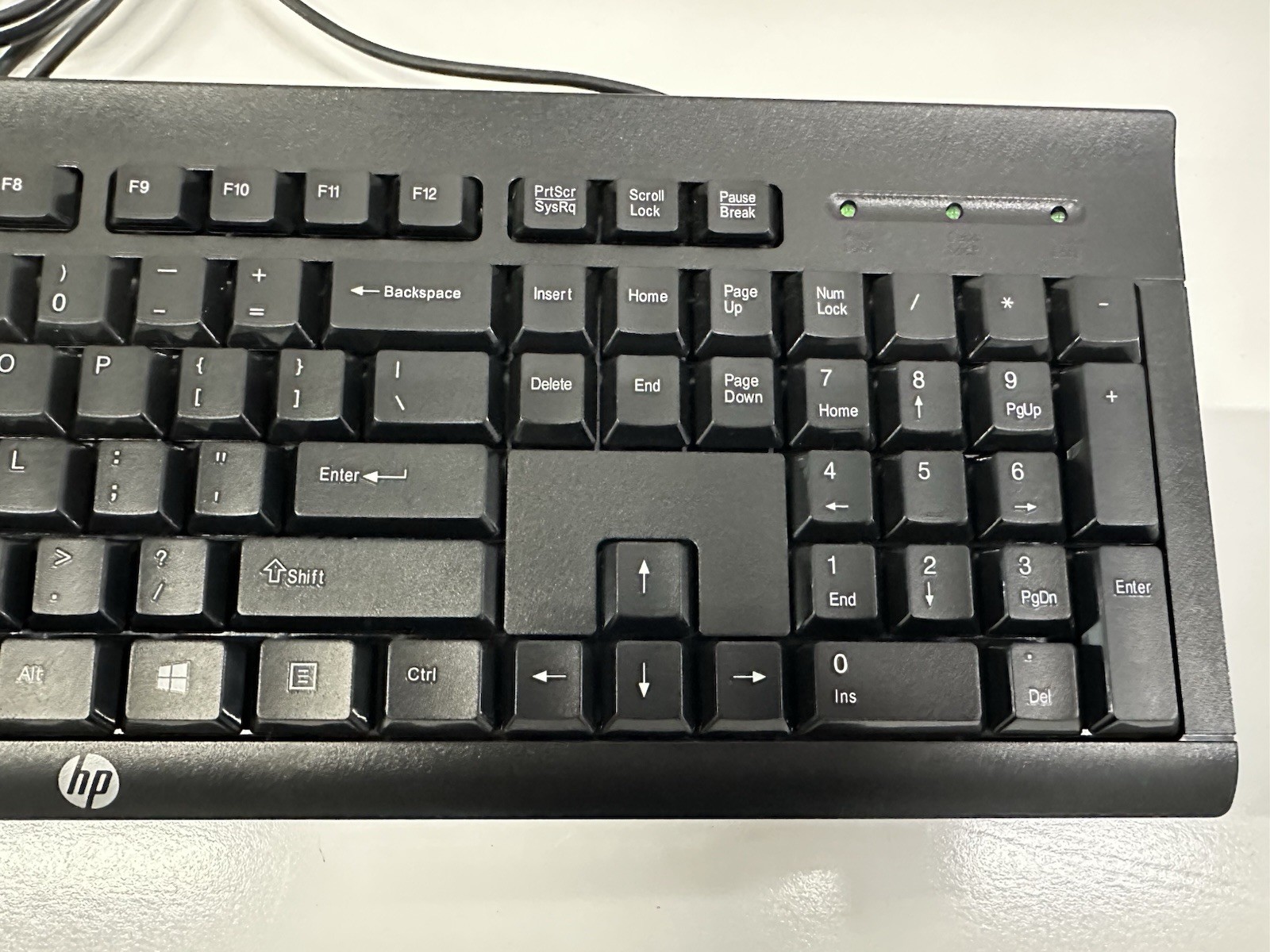 HP K45 Keyboard Mouse Combo Wired USB Full Size Black No Box - photo 4