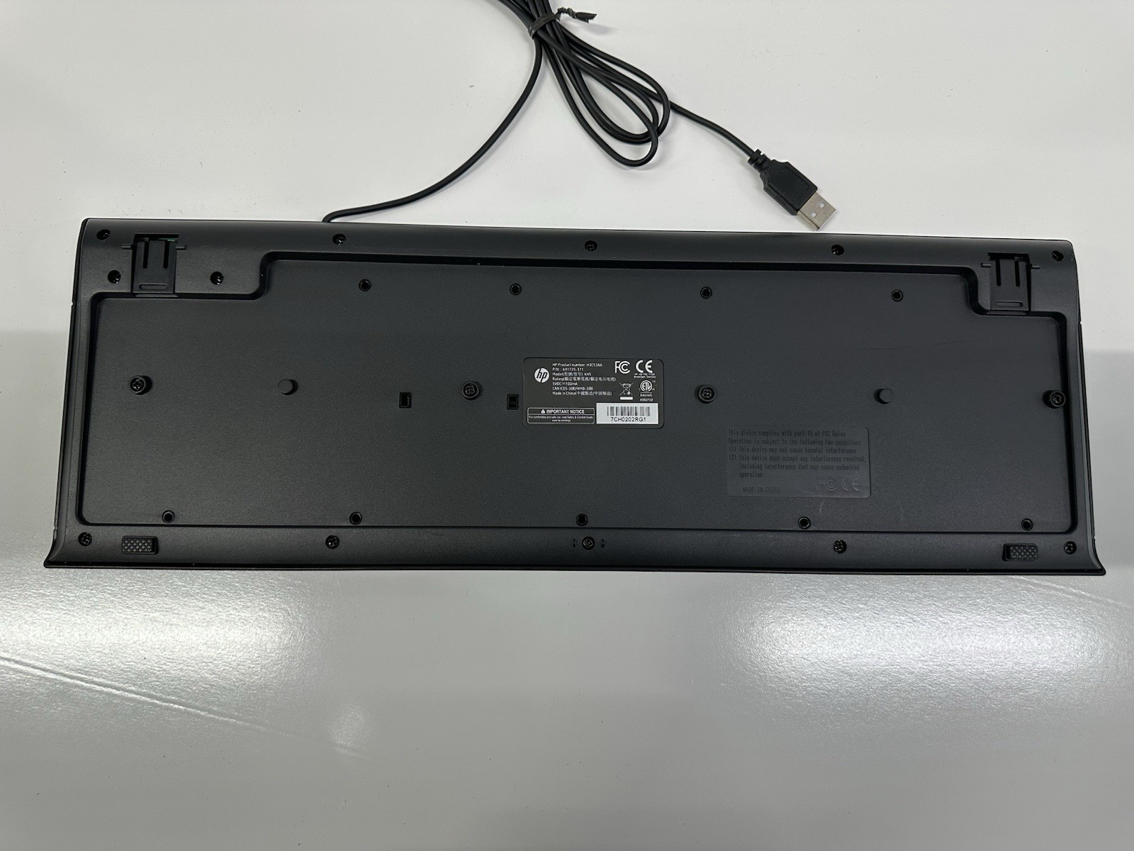 HP K45 Keyboard Mouse Combo Wired USB Full Size Black No Box - photo 5