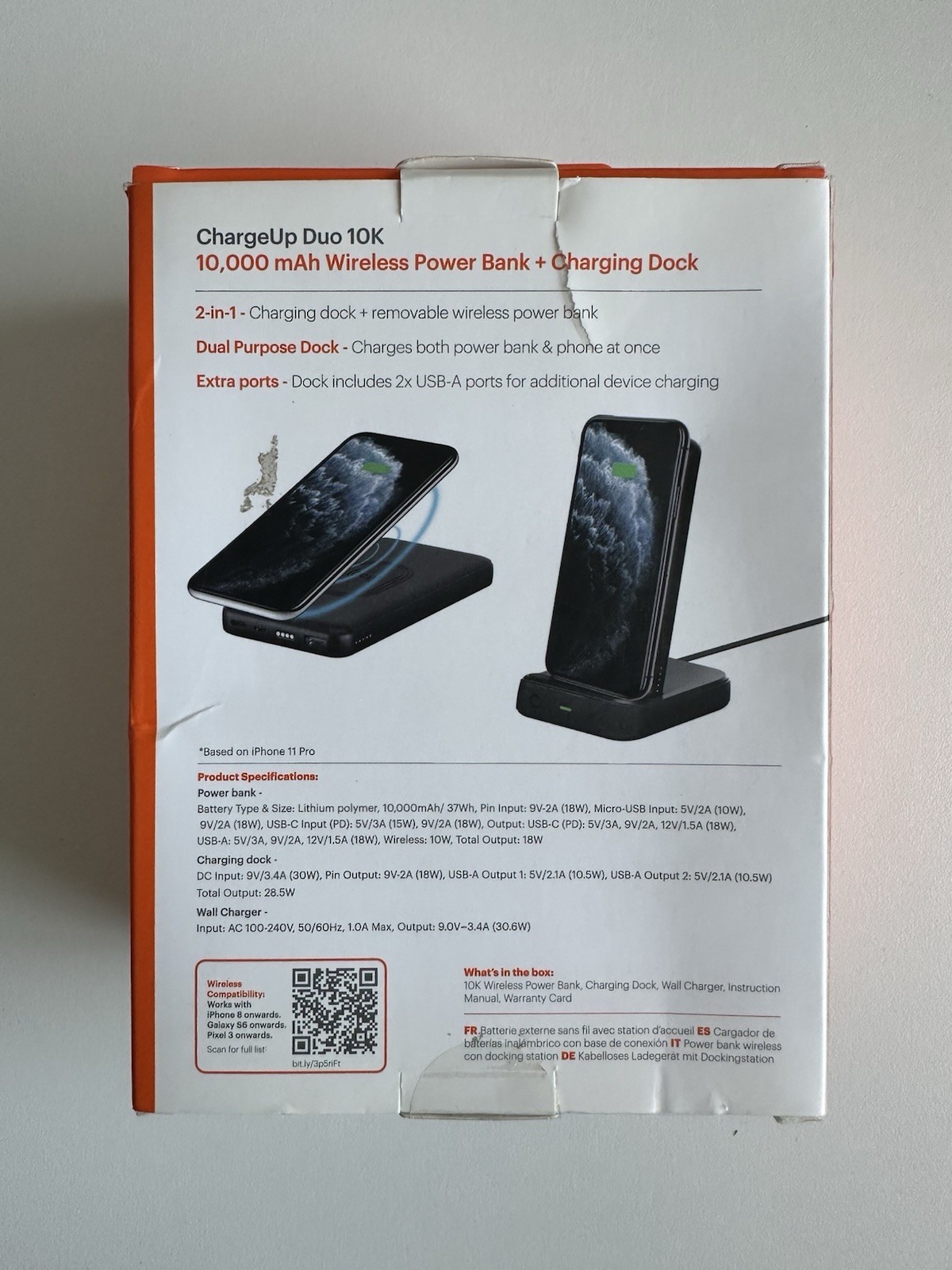 Cygnett ChargeUp Duo 10K Wireless Power Bank + Dock - photo 2