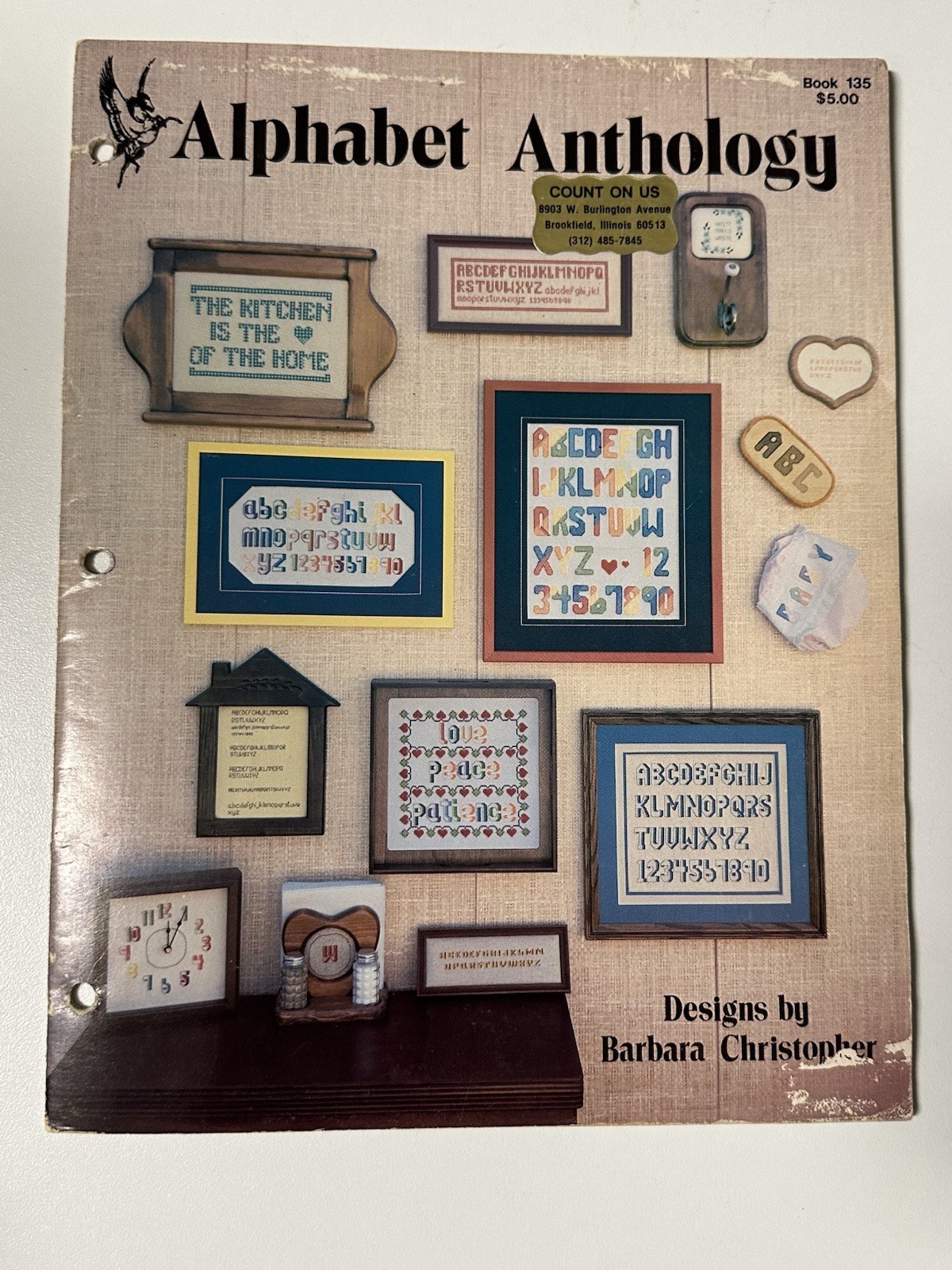 Cross Stitch Pattern Booklets Vintage Samplers Alphabets Set of - photo 3