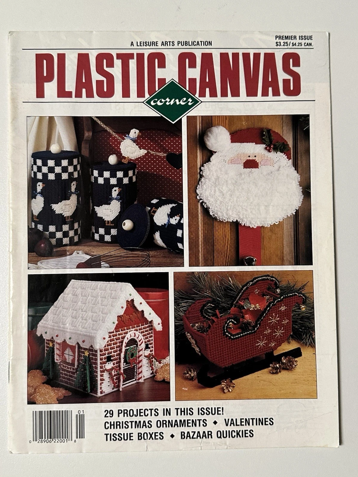 Plastic Canvas Corner Magazine Lot of 3 Craft Books 1990s - photo 4