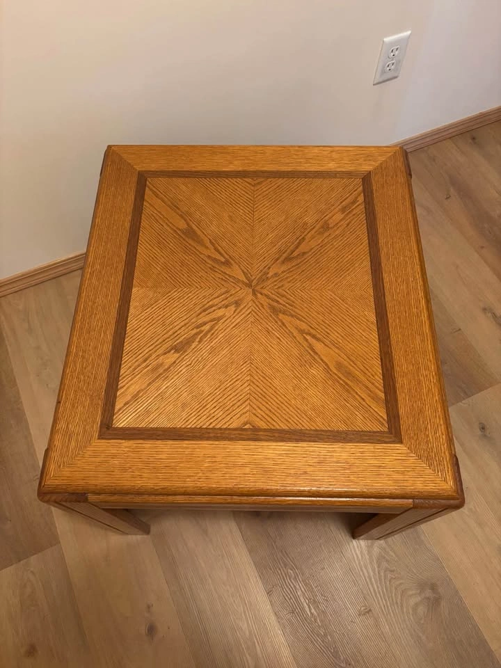 Solid Oak End Tables - photo 5