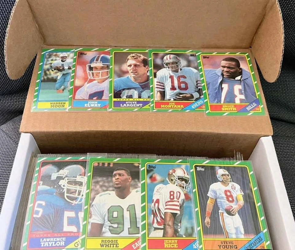 1986 Topps Football Set w/ Jerry Rice Rookie - photo 2