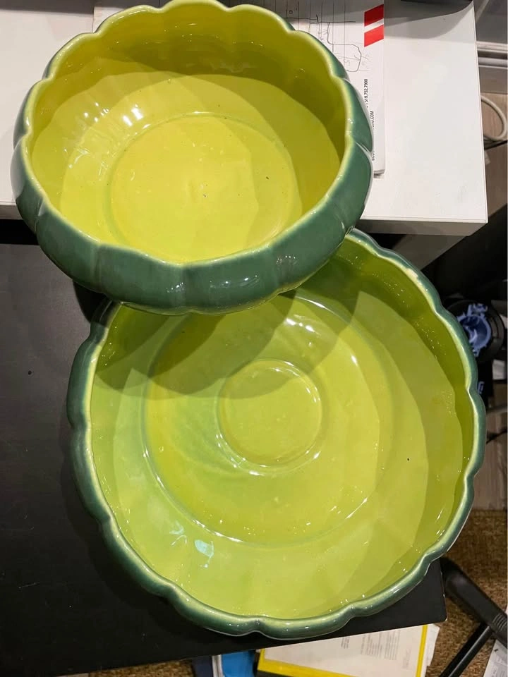 Beauceware nesting bowls chartreuse lotus MCM Canada - photo 2
