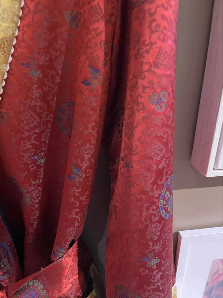 Vintage 1960s-70s Beompyo Tiger Brand Silk Robe - photo 5