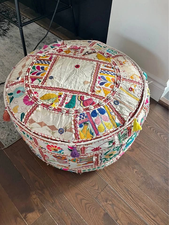 Beautiful soft foot stool