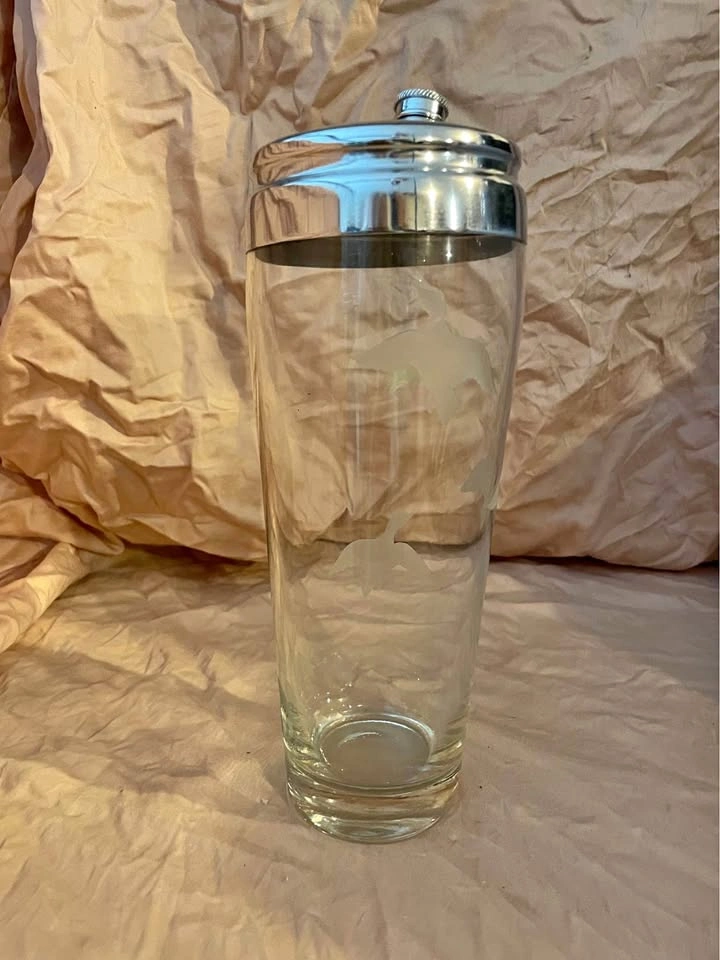 Mid century cocktail shaker