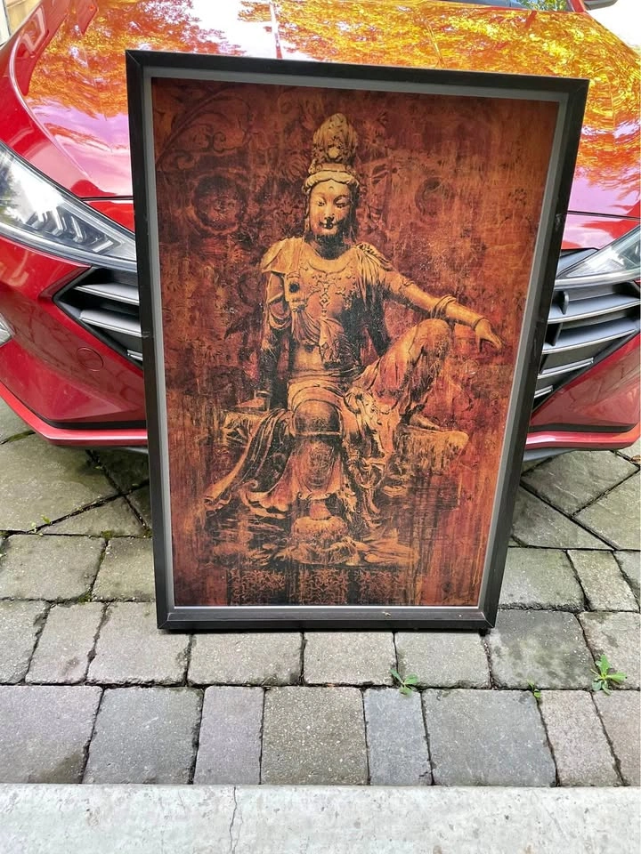 Large print in frame