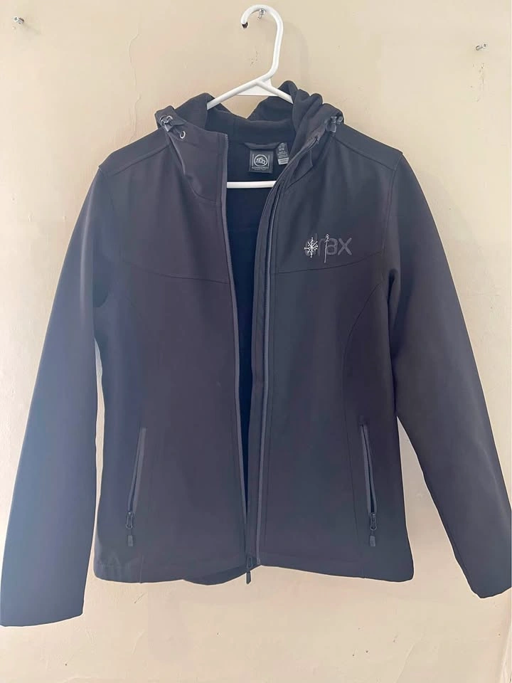 Women hooded softshell jacket Size M