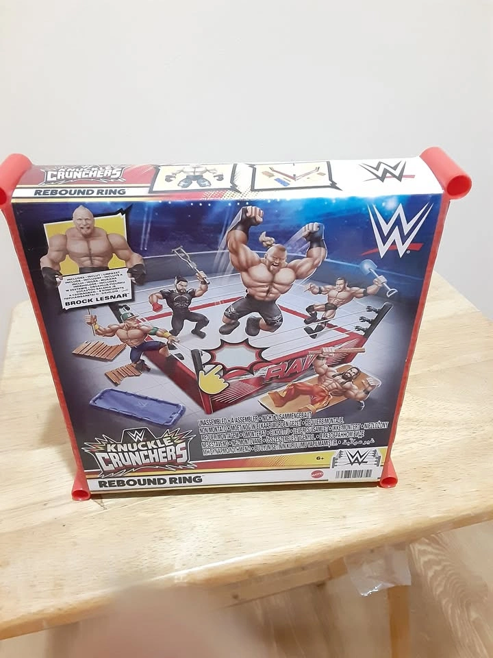 WWE Action Figure Playset Knuckle Crunchers Rebound Ring With Br - photo 5