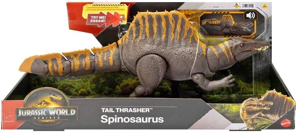 BRAND NEW Jurassic World Super Colossal Spinosaurus T-Rex Toy