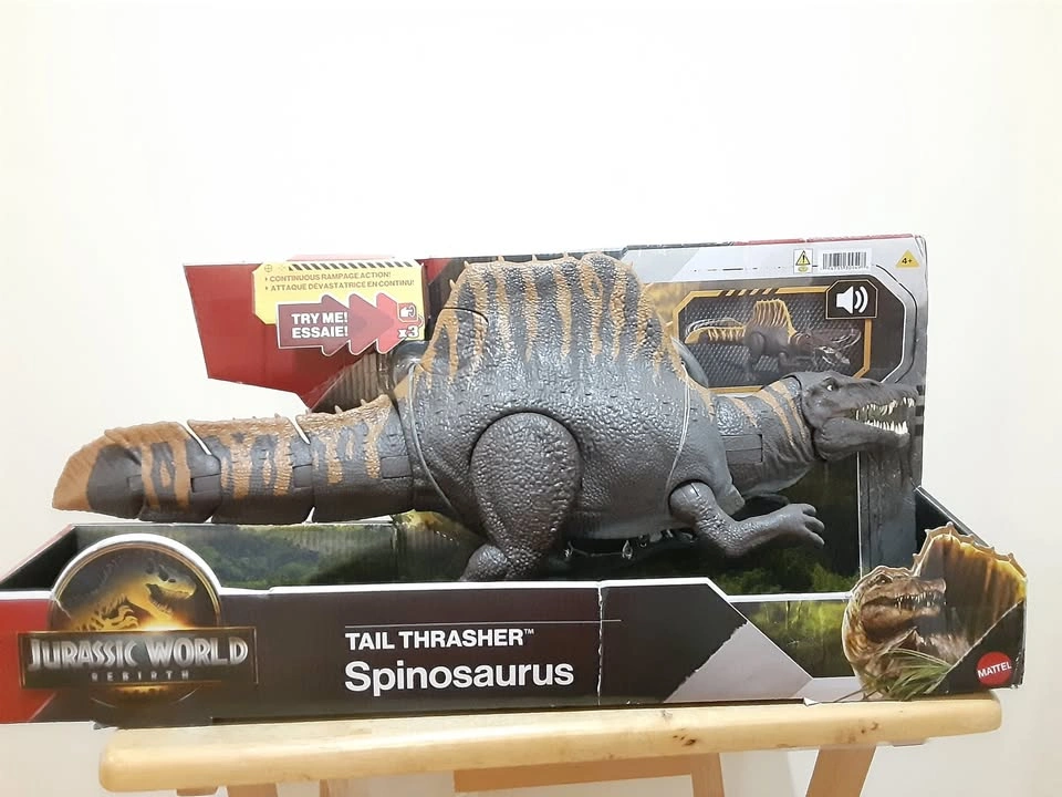 BRAND NEW Jurassic World Super Colossal Spinosaurus T-Rex Toy - photo 3