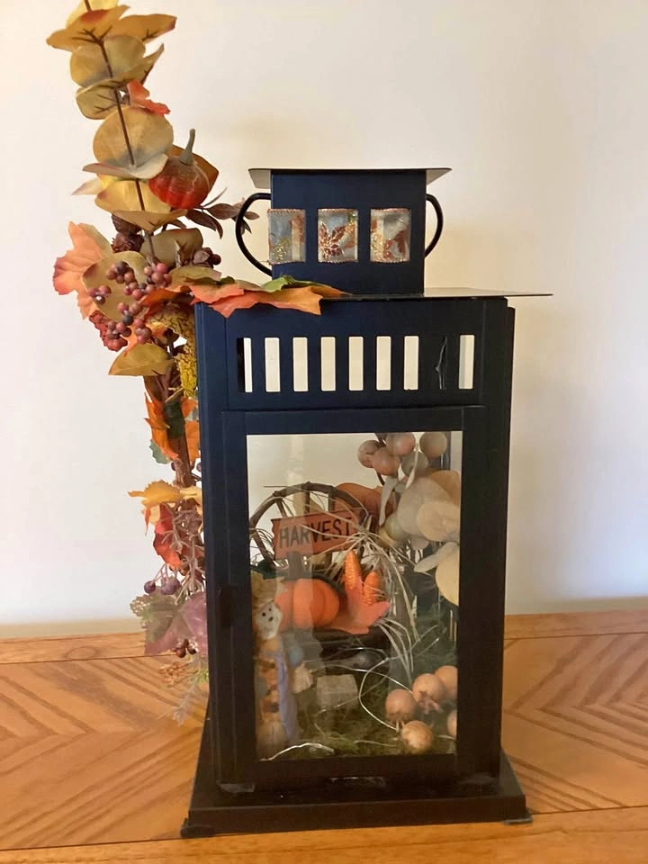 Unique Harvest Themed Lantern