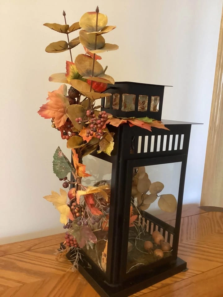 Unique Harvest Themed Lantern - photo 2