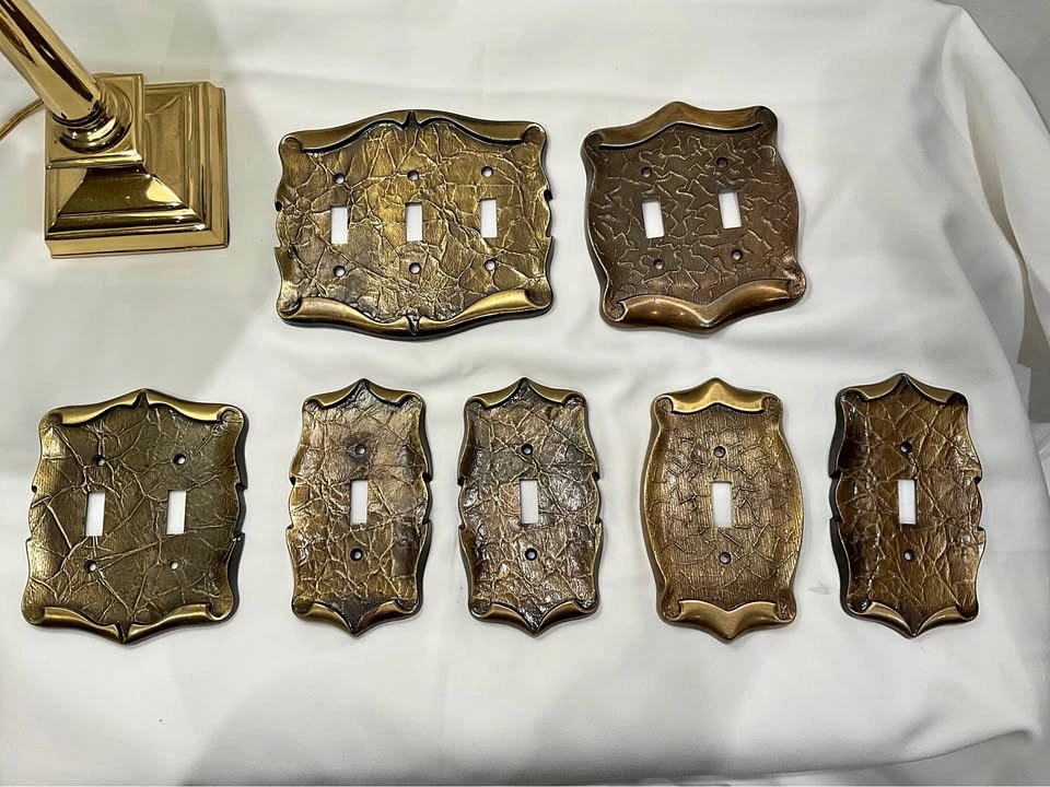Vintage Light Switch Plates - America Carriage House (7 Total)