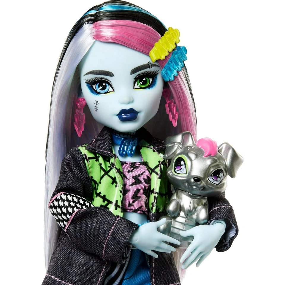 Monster High Frankie Stein Doll with Pet Watzie - New in Box - photo 5