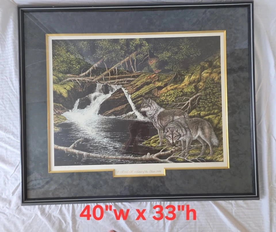Wolves by River - Christine Marshall - Limited Edition 22 of 25 - photo 2
