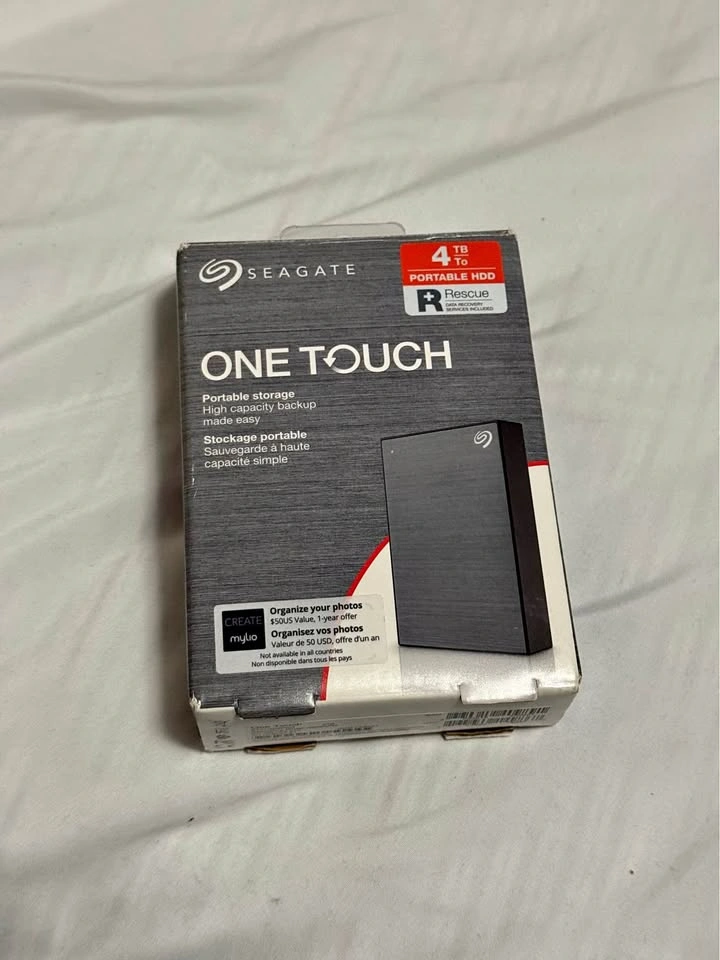 Seagate One Touch 4TB Portable HDD
