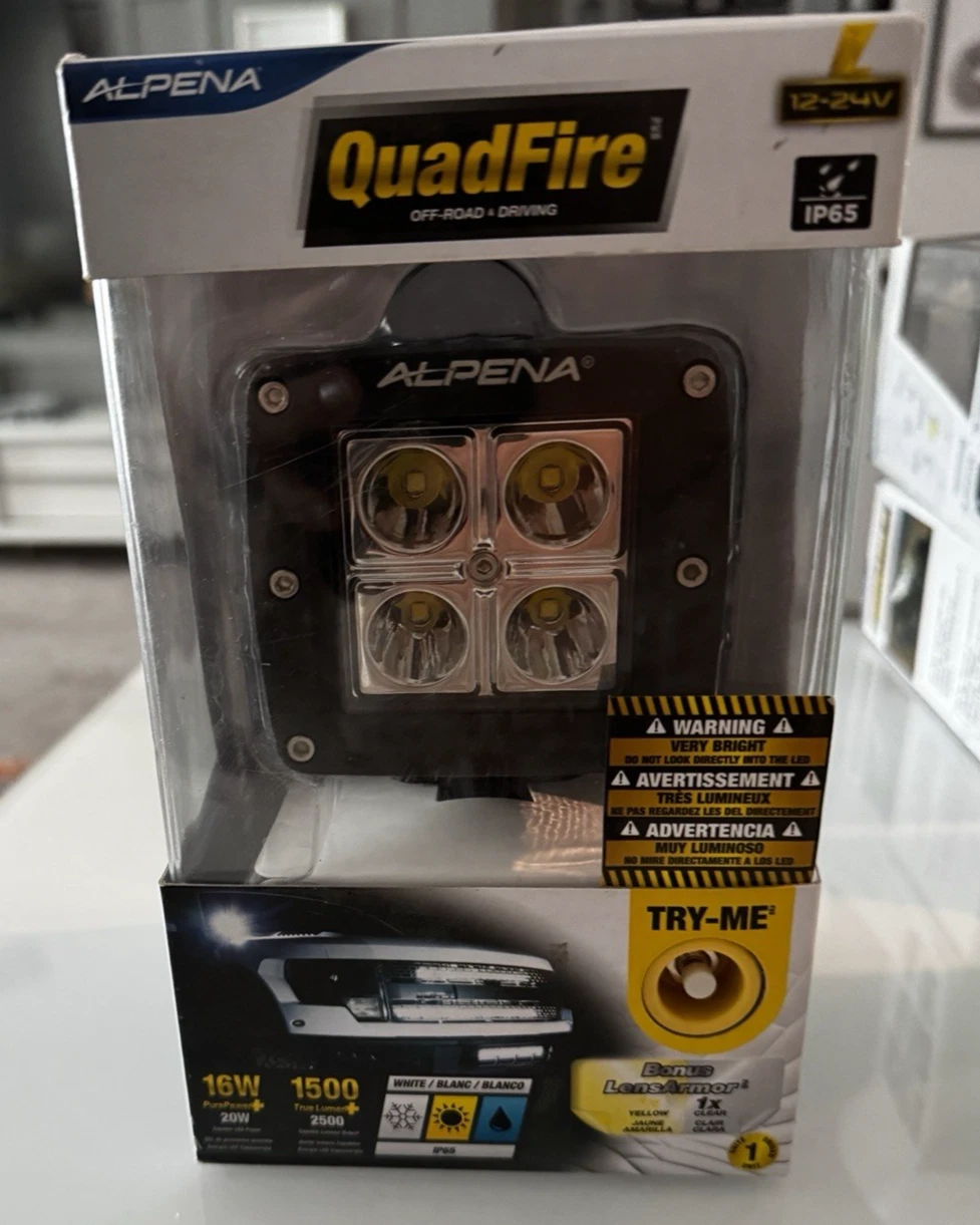 Alpena QuadFire LED Pod Light - 1500 Lumens (Item 70623) - New - photo 5