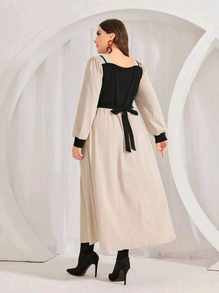 Mulvari Plus Two Tone Maxi Dress - photo 2