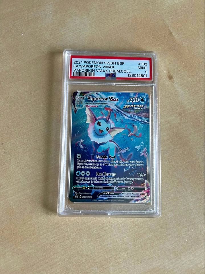 Vaporeon Vmax promo PSA 9