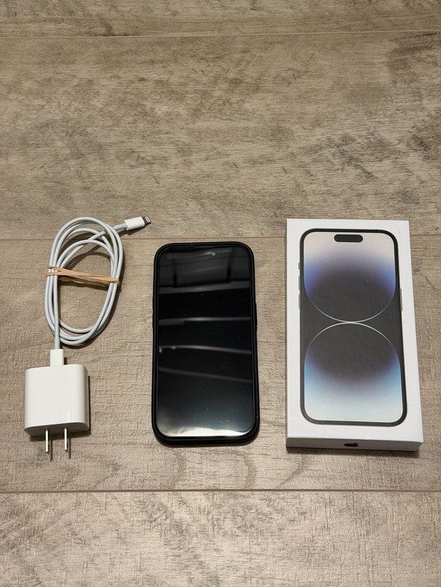 iPhone 14 Pro Black – $550 OBO