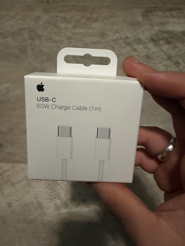 Genuine 60W Apple USB-C Charging Cable 1 Meter