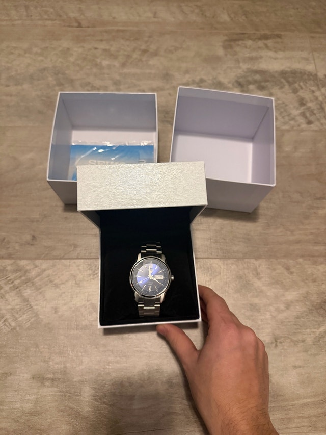 Seiko SNK Automatic Watch in Blue - photo 2