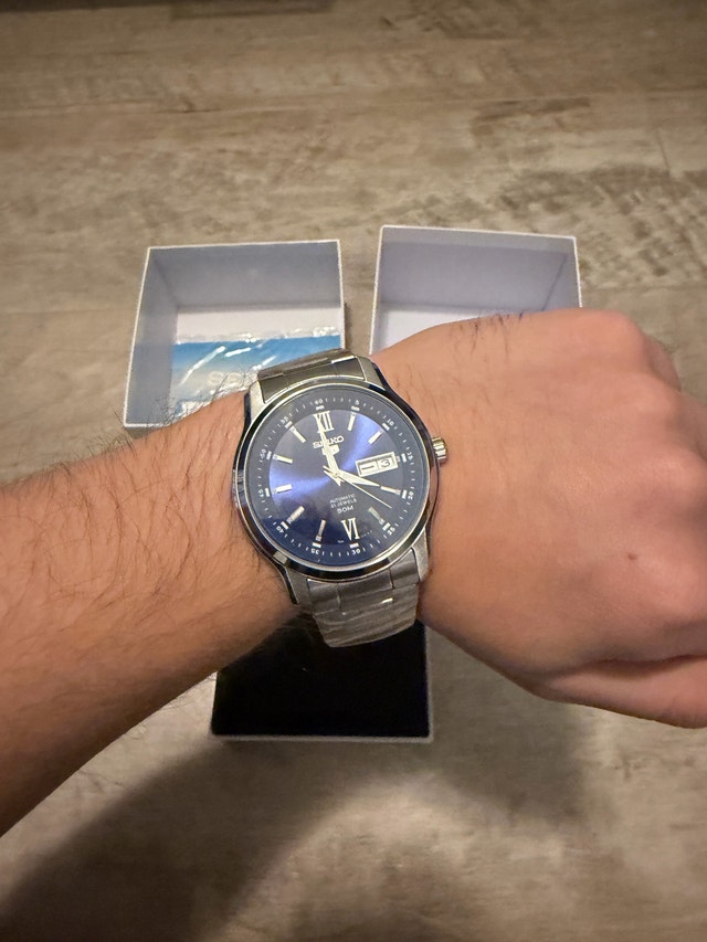 Seiko SNK Automatic Watch in Blue - photo 5