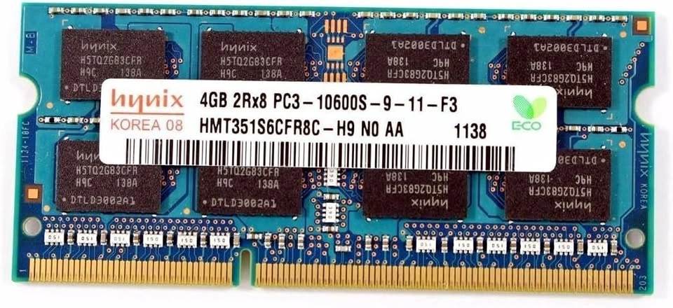 Hynix 4GB DDR3 Laptop RAM (2x 4GB Sticks)