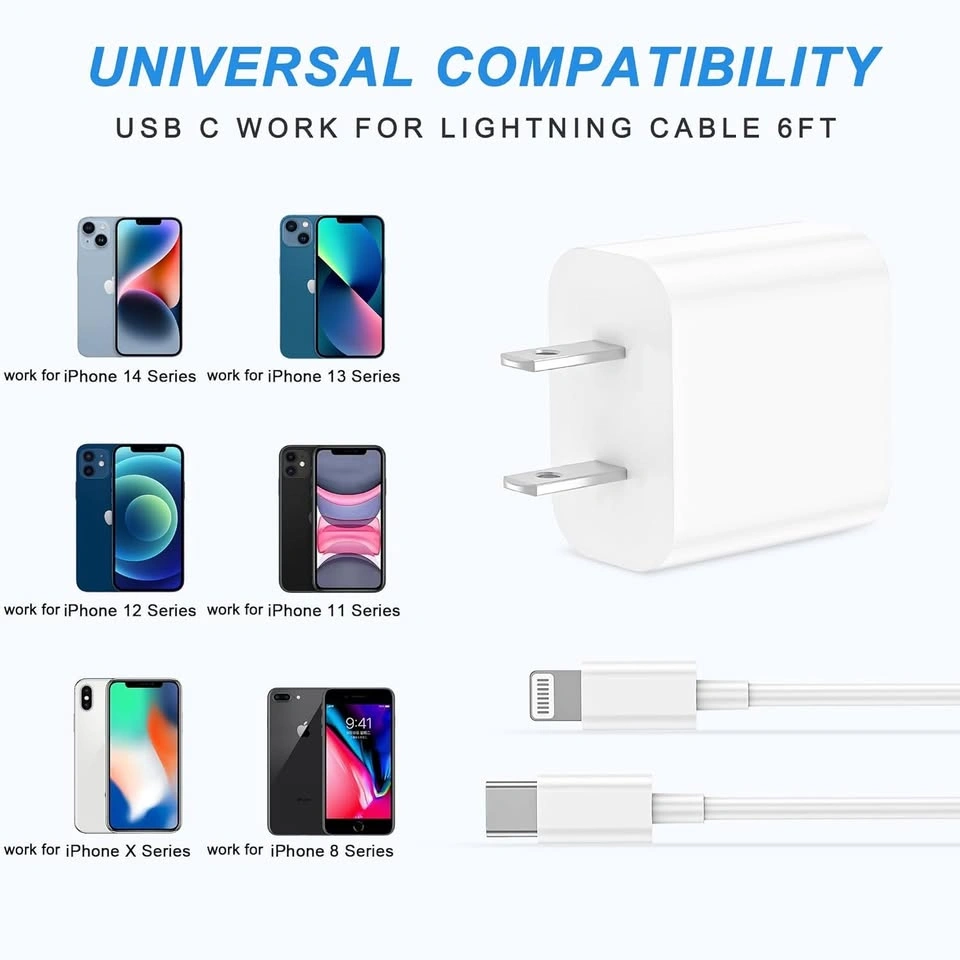(3 + 3 Pack) iPhone Charger Fast Charging - photo 4