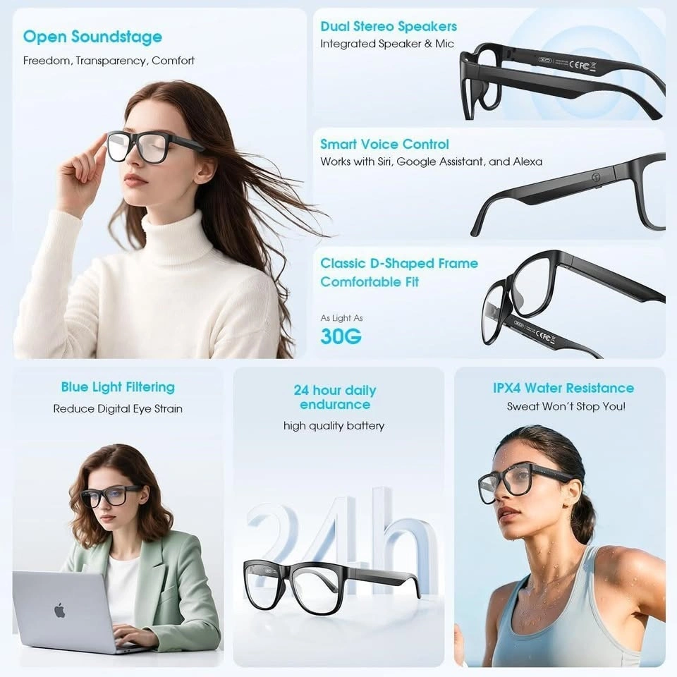 Bluetooth Smart Audio Glasses - photo 4