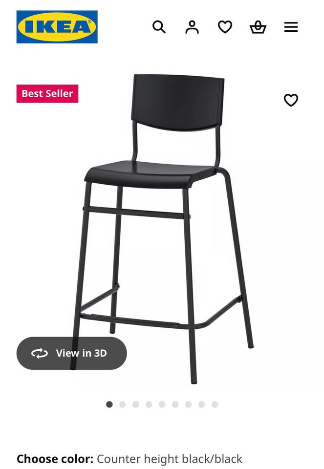 IKEA - STIG Bar stool with backrest - photo 2