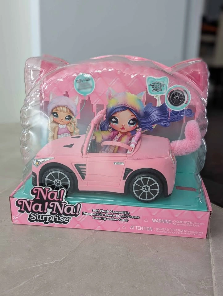 Brand new Na! Na! Na! Surprise Soft Plush Convertible car - photo 2