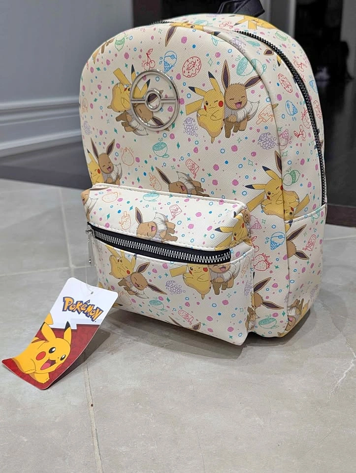 New Pokemon Pikachu Eevee Mini Backpack