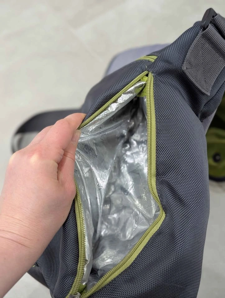 Columbia Diaper Bag Messenger Gray Green Multi Pocket Insulated - photo 3
