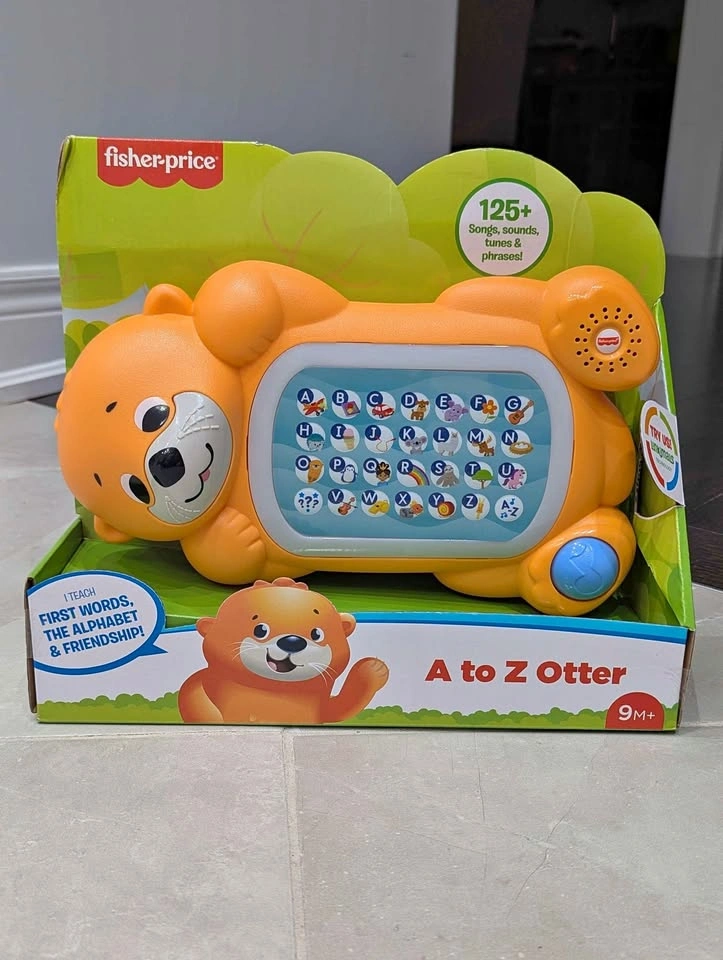 New Fisher-Price Linkimals A to Z Otter Alphabet Toy
