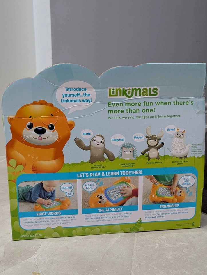 New Fisher-Price Linkimals A to Z Otter Alphabet Toy - photo 2