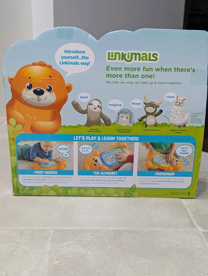 New Fisher-Price Linkimals A to Z Otter Alphabet Toy - photo 5