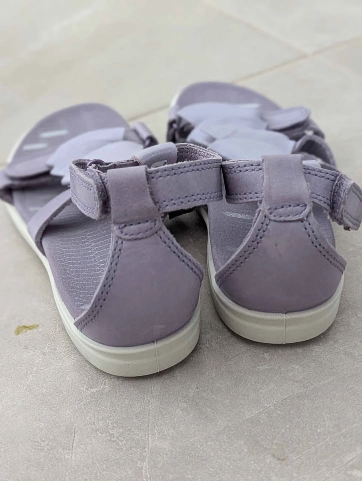 New Ecco Tilda Girls Lavender Sandals Size 30 (12) - photo 3