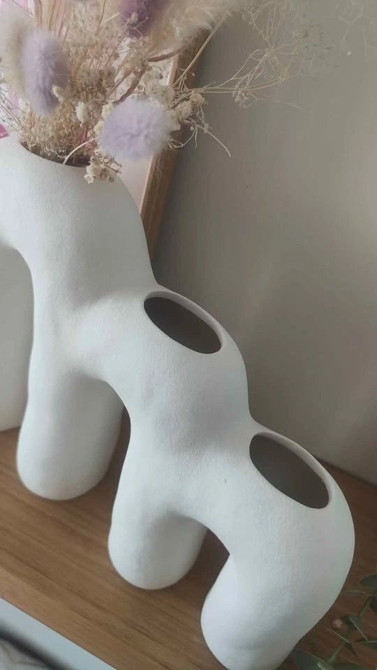 Handmade Ceramic Vase - M Shape - photo 2