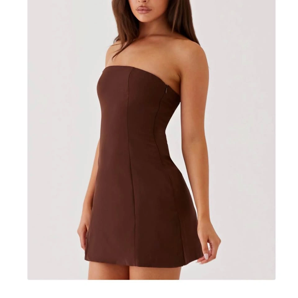 Pepper Mayo Strapless Mini Dress