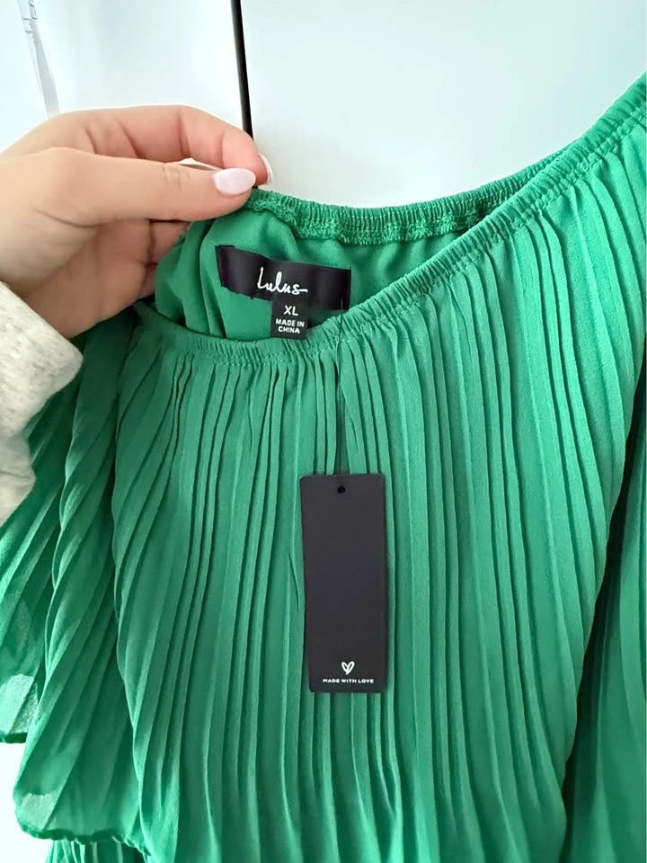 One Shoulder Tiered Mini Cocktail Dress - photo 2