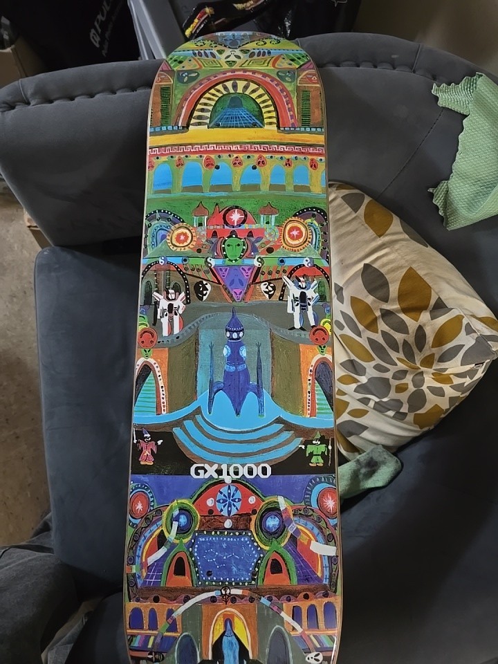 GX1000 Skateboard Joe Roberts LSD Worldpeace 8.5 RARE