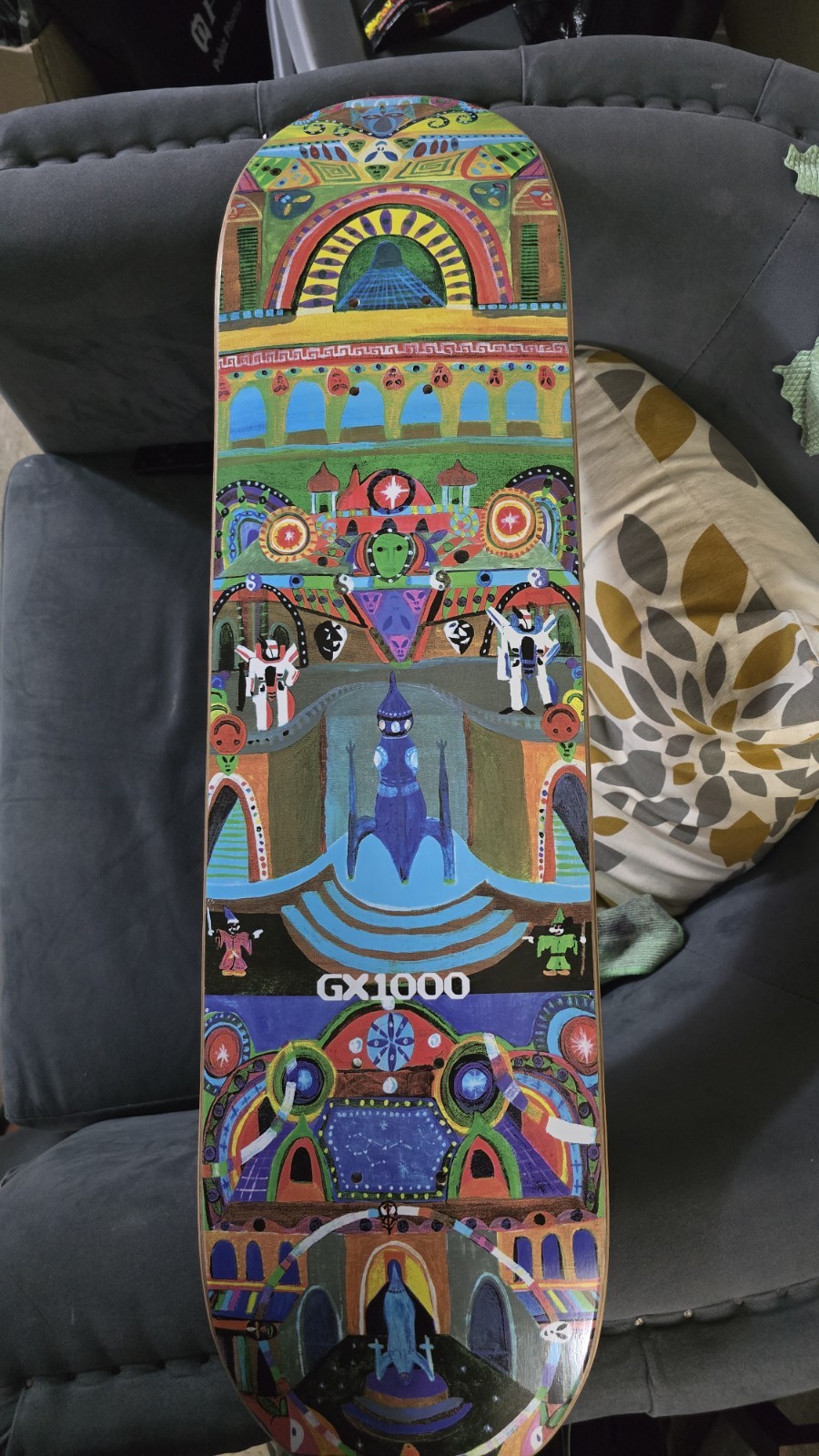 GX1000 Skateboard Joe Roberts LSD Worldpeace 8.5 RARE - photo 2