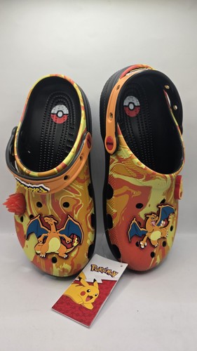 NEW Crocs x Pokemon Charizard Classic Clogs Men's J6