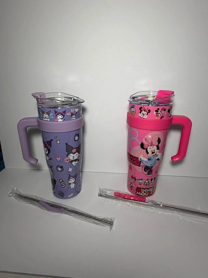 40oz Character Tumblers w/ Handles & Straws - $20 - photo 2
