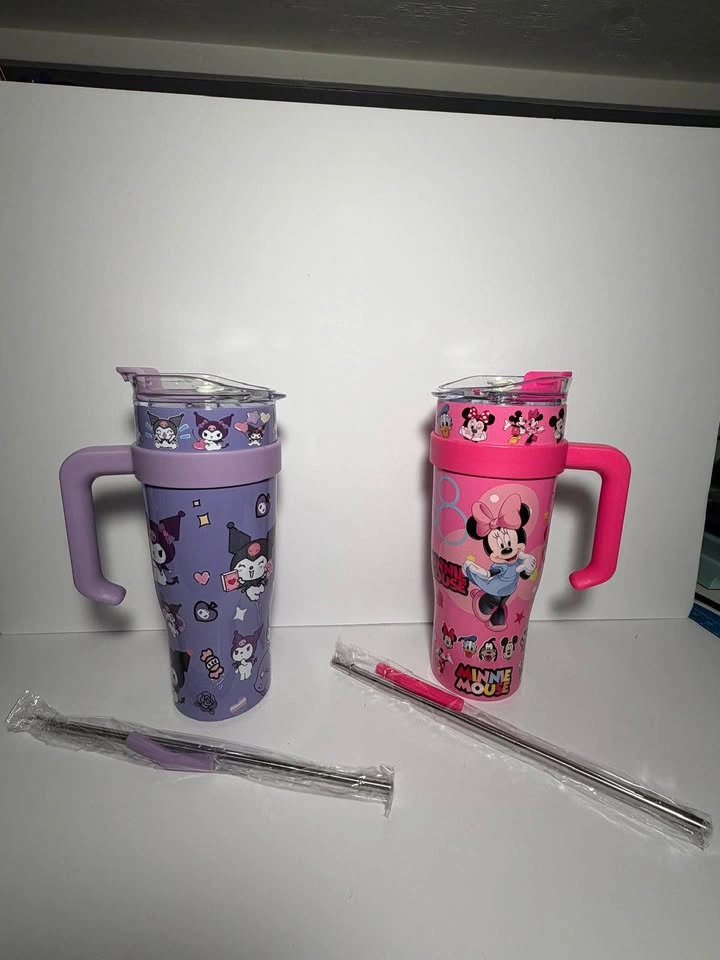 40oz Character Tumblers w/ Handles & Straws - $20 - photo 3
