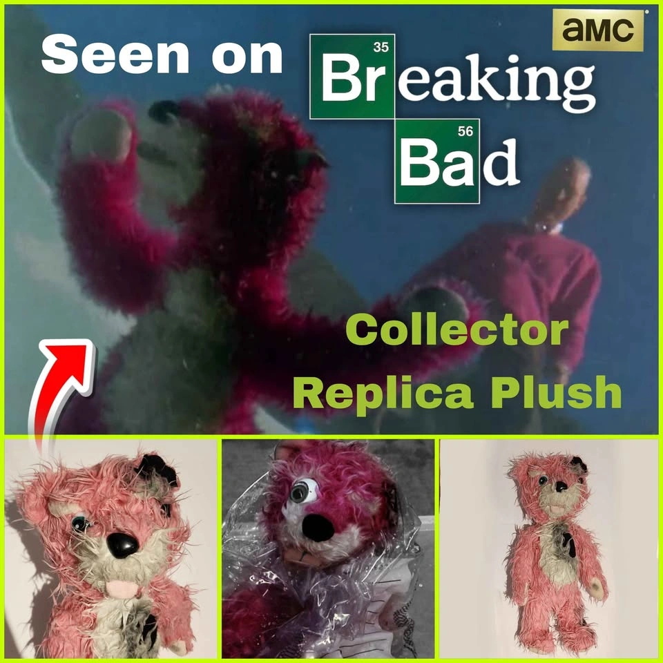Breaking Bad Pink Teddy Bear 2014 Mezco Toyz 18" Plush